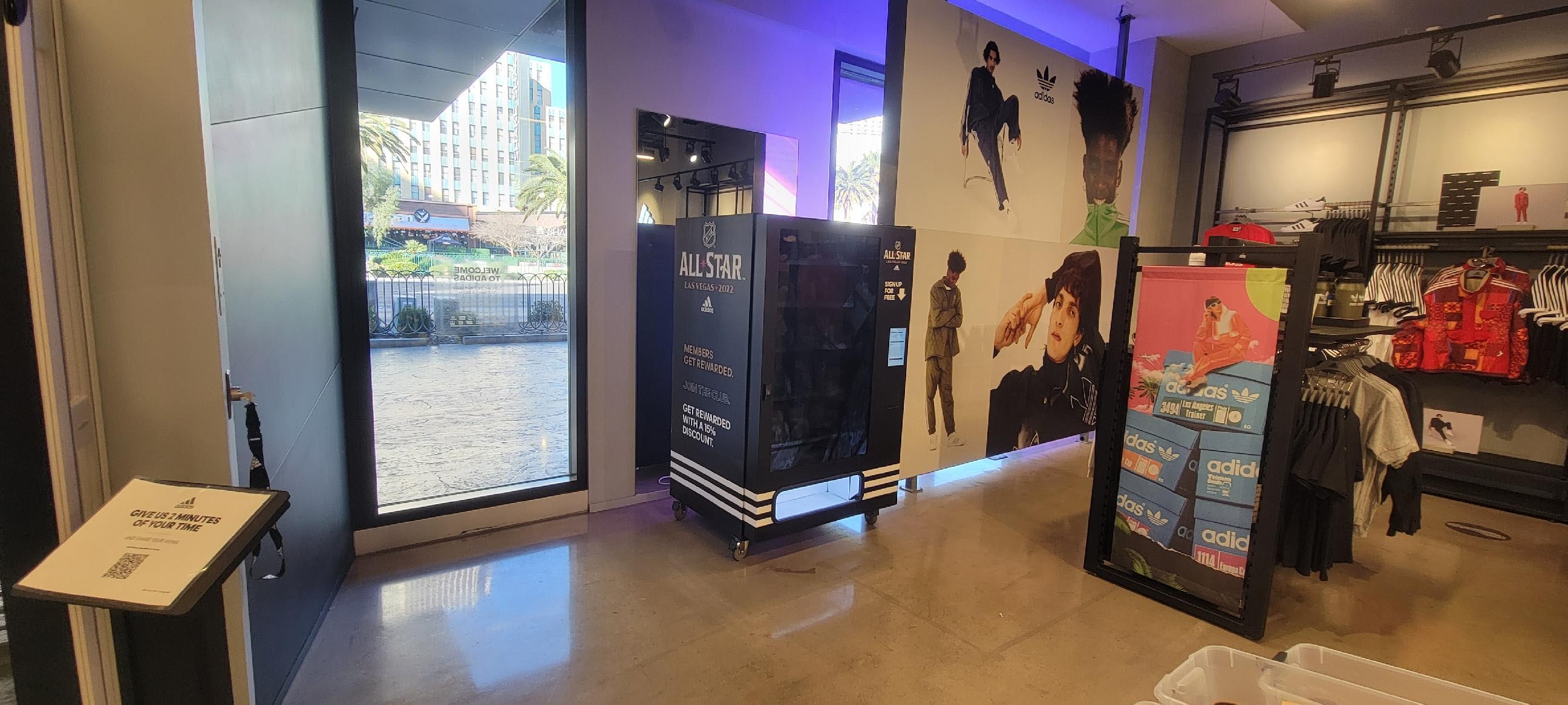 Adidas Vending Machine